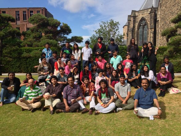 The Music India Family in the Capstone Garden